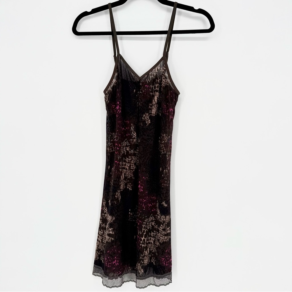 Honeydew Sheer Mesh Lace Slip Nightgown Lingerie Dress Size Medium